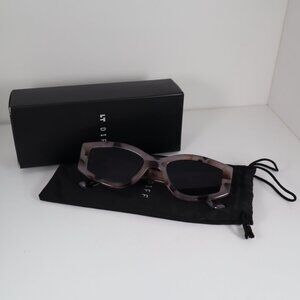 DIFF EYEWEAR KAI DE01-0541-CTGRN CREAM TORTOISE Sunglasses 55-20-148mm